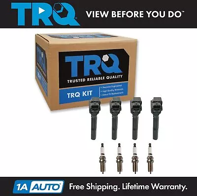 TRQ Ignition Coil & Iridium Spark Plug Kit Set For Chevrolet Suzuki New • $104.95