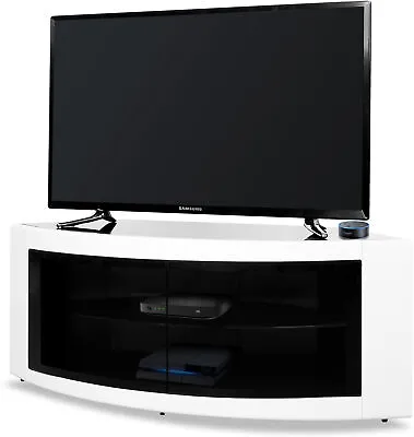 Centurion Supports PANGEA White Beam-Thru Tru-Corner 32 -50  TV Cabinet • £242.66