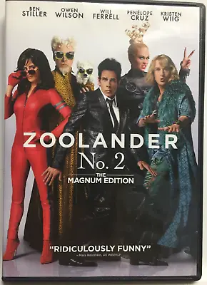 Zoolander No. 2 (DVD2016UnratedMagnum EditionWidescreen) Fantastic! • $8.47
