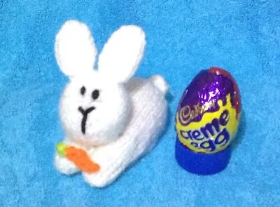 KNITTING PATTERN - Easter Bunny Chocolate Cover Fits Creme Egg • £3.25