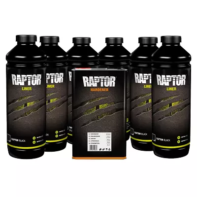 U-POL Black Raptor Spray-On Truck Bed Liner Kit (6 Liter) • $231.84