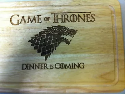 Personalised Game Of Thrones GOT Cheese Board Chopping Board Christmas Gift • £13.99