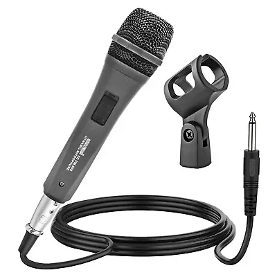 5Core Microphone Dynamic Microfono XLR Audio Cardioid Mic Vocal Karaoke Singing • $9.99