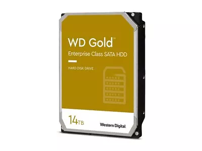 WD Gold WD142KRYZ Hard Drive Enterprise 14 TB Internal 3.5  SATA WD142KRYZ • $802.95