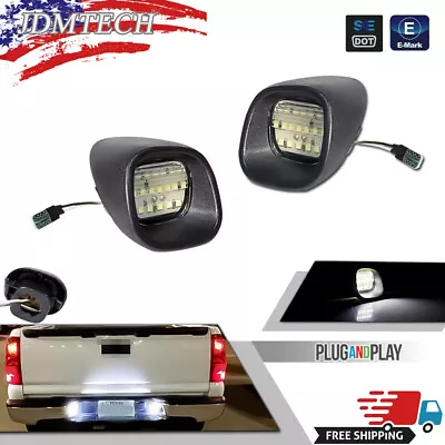 White License Number Plate LED Lights Lamp For GMC Sonoma Jimmy Chevy Blazer S10 • $12.99