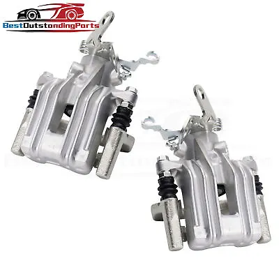 Rear LH & RH Disc Brake Caliper W/Bracket For Volkswagen Beetle Golf Jetta Audi • $76.13