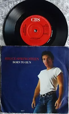 Mega Rare~bruce Springsteen~born To Run~withdrawn Sleeve~1986 Cbs Uk 45~rock • £22