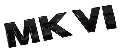 Rear Trunk Badge Emblem   MKVI   RARE ALL BLACK For VW Golf Jetta MK6 • $5.90