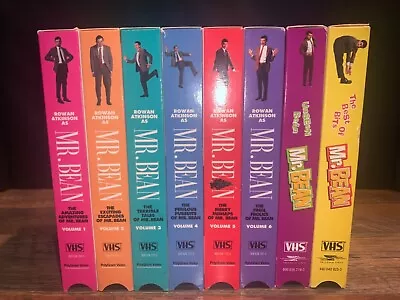 VTG Mr. Bean VHS Tapes Lot 8 Tapes • $40