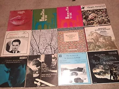 Vintage Classical Orchestral Chopin Vinyl Records Lot Of 12 • $12.99