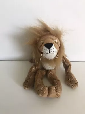 K&M International Plush Mini Lion Magnetic Paws 9  Stuffed Animal 2003 • $9.99