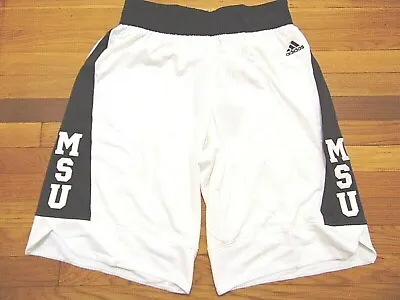 Adidas Authentic Ncaa Mississippi State Bulldogs Basketball Game Shorts 2xl+2  • $46.49