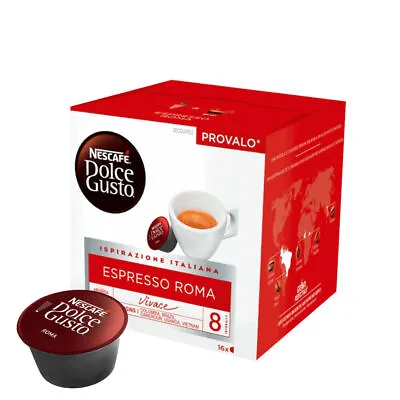 Nescafé Dolce Gusto Espresso ROMA Coffee Pods W/O BOX SHIPS FREE • $15.55