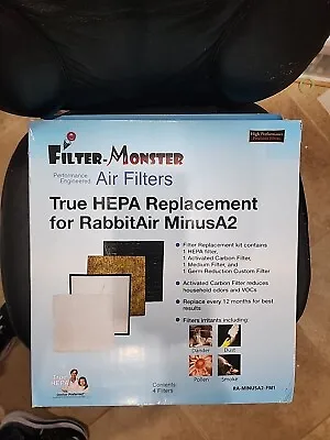 Filter-Monster Replacement Filter Kit Compatible With RabbitAir MinusA2 (RA-MINU • $57.90