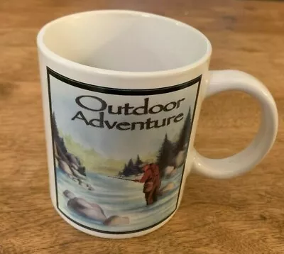 Coffee Mug Cup Outdoor Adventure Man Fly Fishing Fish Bay Island Inc • $28.99