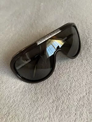 Genuine Valentino Women’s Sunglasses Vintage Black Gemstone Very Good Condition • £45