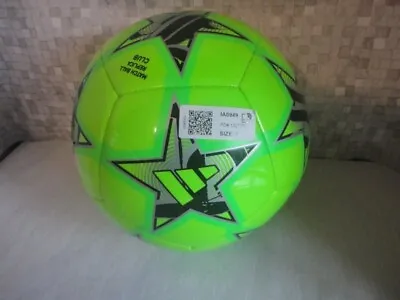 Adidas UEFA Champions League  6/23 Football Green - Size 5 Match Ball Replica • £24.99