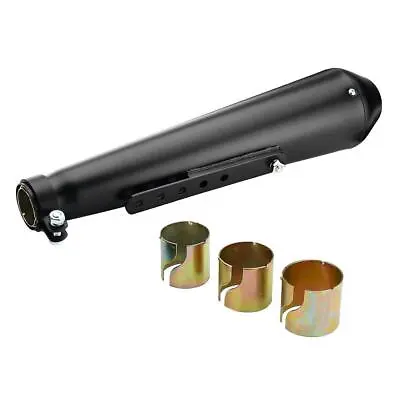 Motorcycle Exhaust Extension Pipe With 3 Reducing Sleeves For Cafe Racer • £34.28