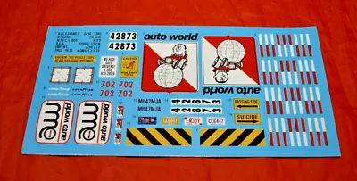 AMT Big Rig Semi Trailer Decal Sheet 1/25 • $8.95