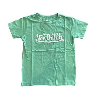 Von Dutch Women T-Shirt Short Sleeve Shirt Junior Cotton Vintage Logo • $21.08