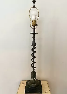 Maitland Smith Hand Made Bronze Arrow Table Lamp - 34”H • $175