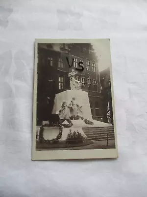 OLD RP POSTCARD   EDITH CAVELL BRUSSELS MONUMENT 22nd NOVEMBER 1918   • £3.99