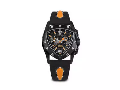 Tonino Lamborghini New Spyder Orange Quartz Watch 43 Mm Chrono TLF-A13-6 • $1450