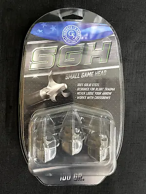 G5 Small Game Head 100 Grain Case 6 Packs (18 Broadheads) BRAND NEW • $149.79