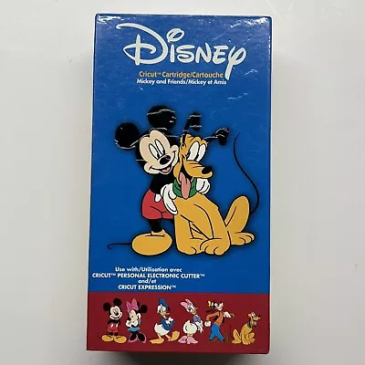 Disney Mickey And Friends Cricut Cartridge Retired Goofy Donald Duck Pluto Craft • $19.95