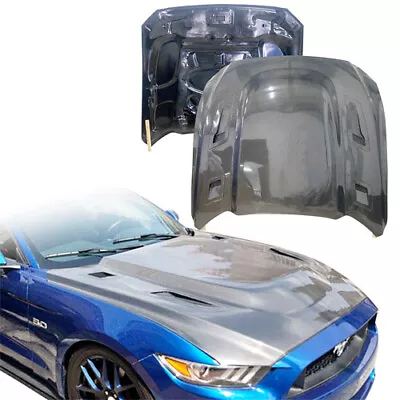 ModeloDrive Carbon Fiber SSH Cowl Hood For Mustang Ford 15-17 Modelodrive_11991 • $1396