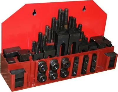 52 Pc Milling Machine Clamping Kit 1/2 Slot 3/8 Stud Lathe Mill From CHRONOS • £55.20