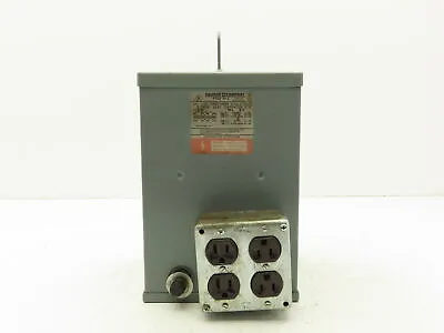 Square D 3S1F Transformer 3KVA 480x240V - 240/120V 1PH Single Phase Type 3R • $99.99