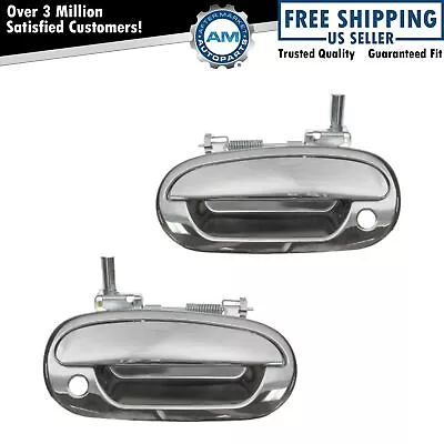 Outer Outside Exterior Door Handle Chrome Pair Set For F150 F250 Pickup Truck • $41.65