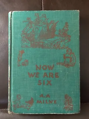 $8.50 • Buy Now We Are Six By Milne Hardcover Book 1935 113th Edition Vtg *Rare 