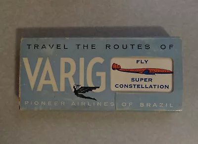 Varig Pioneer Airlines Of Brazil 4 Pack Unstruck Matchbooks In Case • $24.99