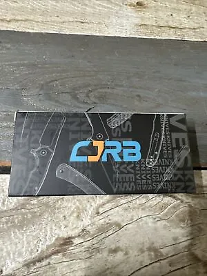 CJRB Crag Tactical KnifeCleaver Pocket Folding Knife With Stonewash D2 Steel ... • $30