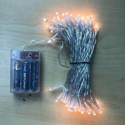 $5.99 • Buy Battery Powered LED Fairy String Lights Lamp Christmas Party Wedding Xmas Decor