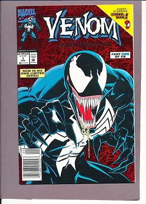 Venom 1 Lethal Protector NM 9.4 Newsstand Variant • $39.99