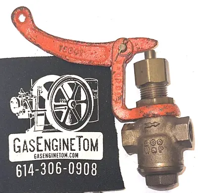 OHIO BRASS CO. 1/4 Bronze Whistle Valve 200 WSP Train Steam Water • $114.99