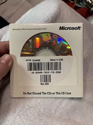 Microsoft Office 2007 Home And Student Full English Version =BRAND NEW SEALED= • $60