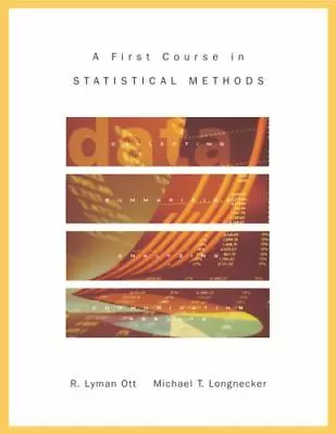A First Course In Statistical Methods [With CDROM] • $5.84