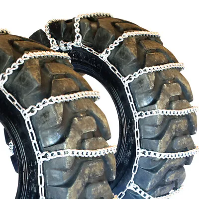 Titan Tractor Link Tire Chains Snow Ice Mud 10mm 12.5/80-18 • $456.99