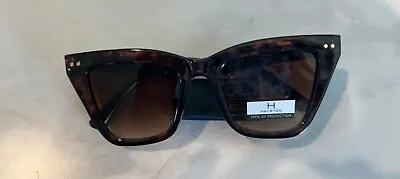 New  Designer Sunglasses Halston HWS45 NWT Sunglasses Tortoise Shell • $11