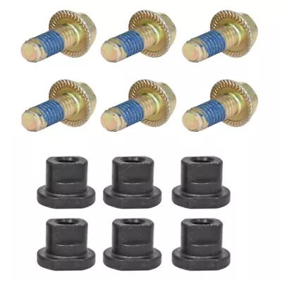 Disc Mower 904-610 Blade Nut And 904-606 Bolt Set Fits New Idea 5209 5212 5312 • $59.99