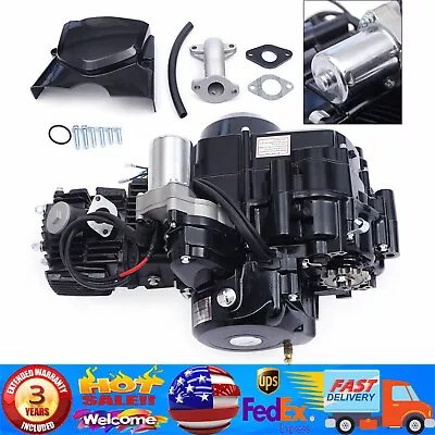 125CC 4 Stroke Engine Motor Semi-Auto W/Reverse Electric Start For GO Karts ATV  • $241.16