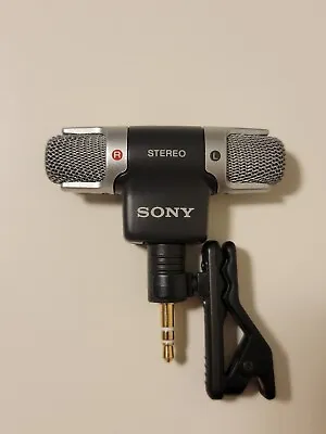 £47.87 • Buy SONY ECM-DS70P Electret Condenser Stereo Microphone Minidisc 3.5mm Plug