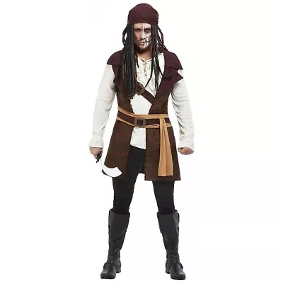 Dark Spirit Pirate Dark Spirit Costume Costume Halloween Fancy Dress • $42.77