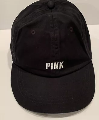 Victoria's Secret PINK Baseball Hat Black One Size New With Tags • $19