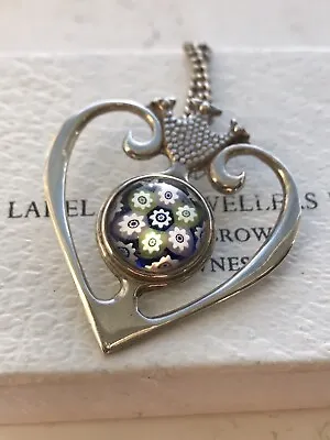 Lovely Caithness Jewellery Scottish Silver 1976 Luckenbooth Pendant In Box 14.4g • £55