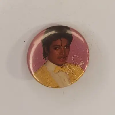 Vintage 1983 MICHAEL JACKSON  EMMO Pinback Button • $9.99